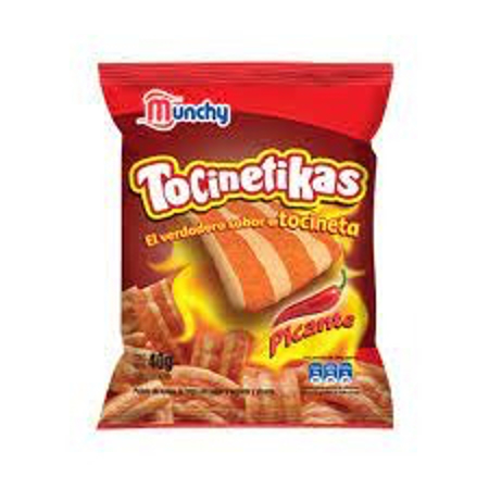 Imagen de TOCINETICAS PICANTES MUNCHY 40GR