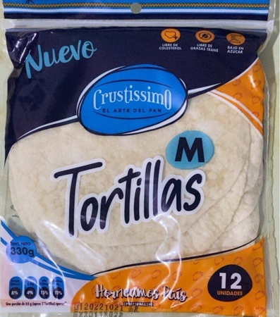 Imagen de TORTILLAS CRUSTISSIMO 330GR